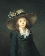 Jean Louis Voille Portrait of Baroness Stroganova oil painting reproduction